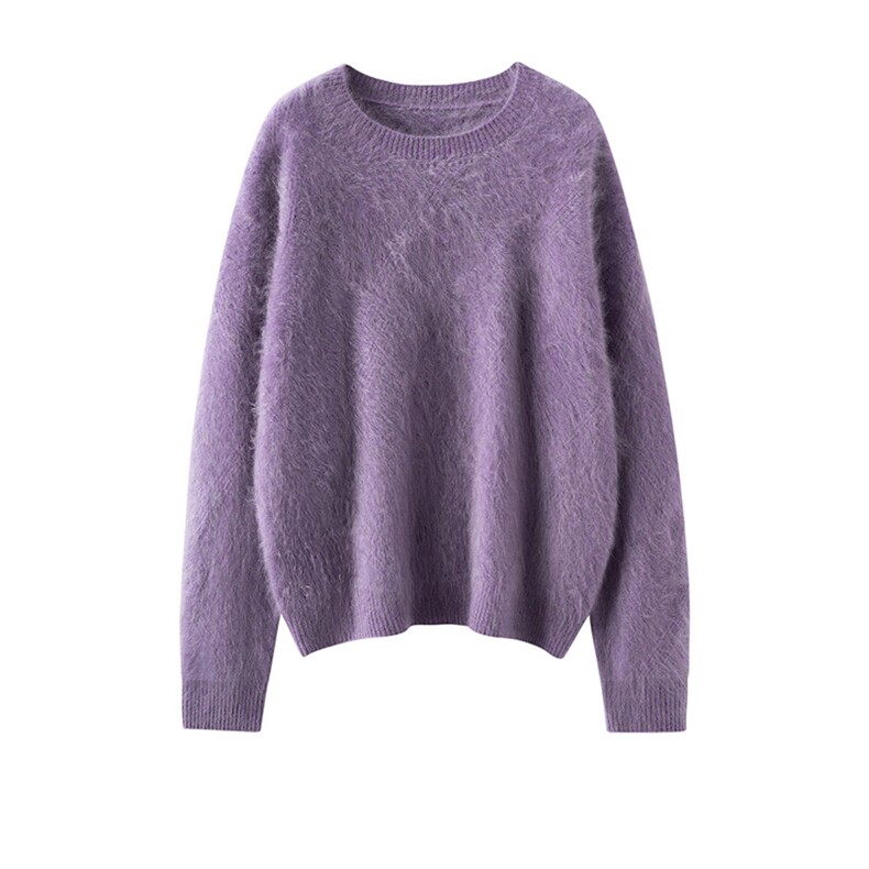 2025年秋季时尚百搭通勤简约休闲绞花圆领，女装羊绒衫，万品羊绒