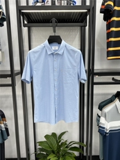 夏季新款短袖男款纯色衬衫高档休闲百搭轻商务中青年休闲衬衣，男装衬衫，电商B212（原钱塘6029）