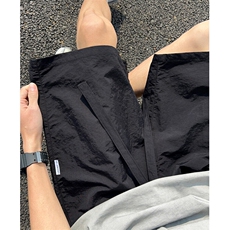 多巴胺薄款冰丝速干短裤男夏季凉感透气宽松沙滩四五分裤KJ906，男装牛仔裤，星座1116A（原606A-3）