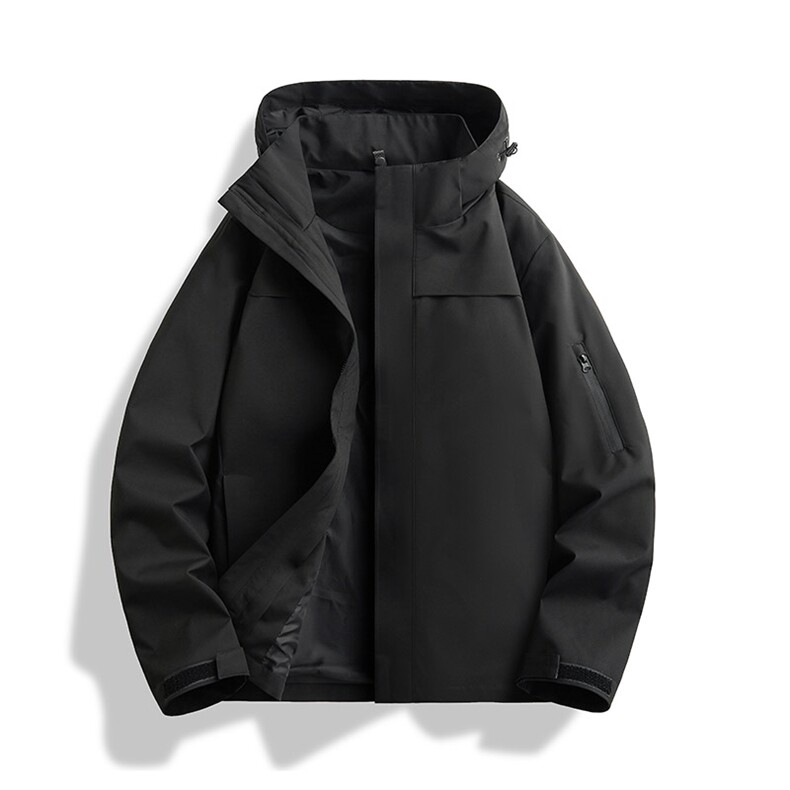 新款男女高品质户外登山服青少年学生冲锋衣夹克外套HS6606,男装夹克,星座1206（原A206）
