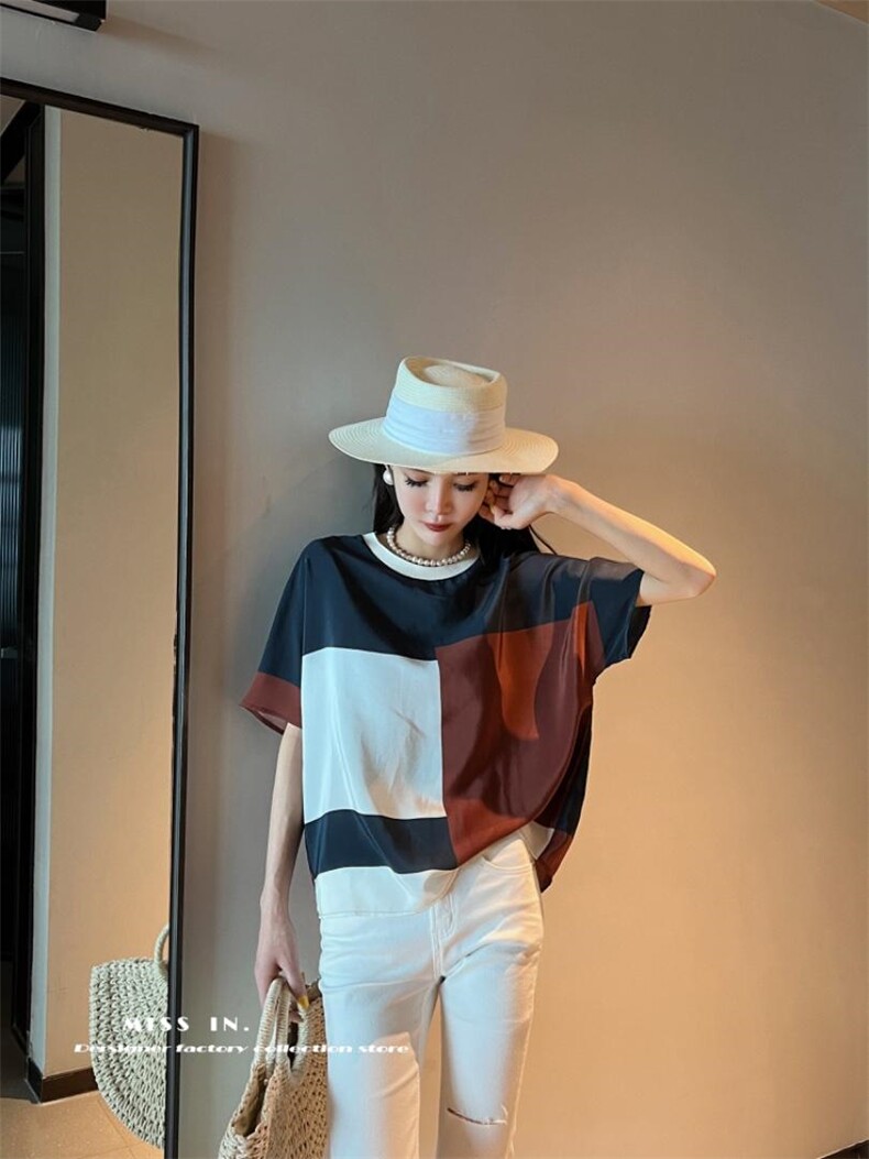 现货撞色设计上衣，其它，蜜思印·金