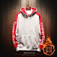 冬季主推！加绒加厚挂拍日系港风国潮韩版卫衣WY542-P5068，男装卫衣，电商A021A