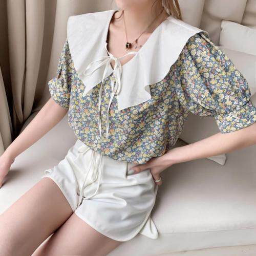 碎花小衫，女装，欧佩琳