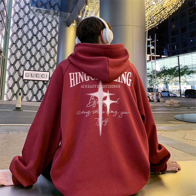 已注册抖音得物直播高品质港风男宽松连帽卫衣外套W5070P45控68,男装卫衣,电商C408(原B339-1)