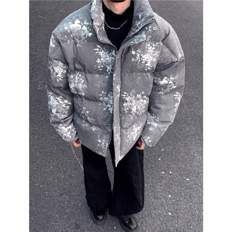 巴家脏脏工艺款羽绒棉服男冬季加厚宽松面包服男冬季棉衣外套p98,男装棉衣,电商C307