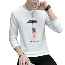 大货已备2021春秋季跑量款长袖T恤圆领韩版男士卫衣W2784-P16，男装卫衣，星座1206（原A206）