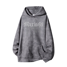 得物供货、重磅420克现货麂皮绒扎染卫衣HD019-1-WL25160ZR-P45，男装卫衣，电商019-1