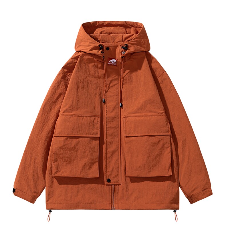 春季新款现货三防户外夹克男连帽冲锋衣外套DSA157B-J93-P60,男装夹克,电商A157B