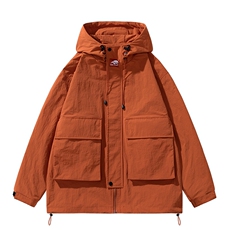 春季新款现货三防户外夹克男连帽冲锋衣外套DSA157B-J93-P60，男装夹克，电商A157B