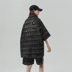 1小香风印花大码M-5XLDCS9018P45DK8797P40套装DTZ9028P85，男装休闲套装，星座226-2