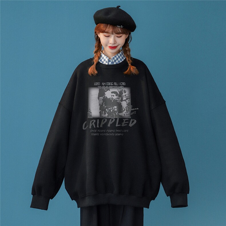 2024春装新款潮oversize连帽卫衣高街潮流宽松卫衣W157P30控48,男装卫衣,A247A