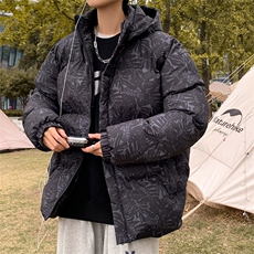 港风2026新品冬季宽松情侣装男装棉衣棉服冬装加厚外套D004-P85，男装棉衣，星座717