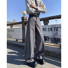 2026春季新款设计感高级宽松弯刀休闲西裤B315-K25670-特p45控88，男装西裤，电商B315