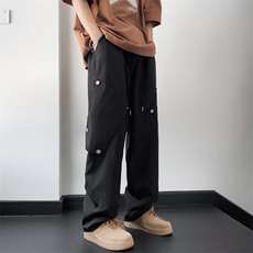 酷丝绵休闲裤青春流行时尚潮流气质慵懒男长裤ins潮CK75P35，男装休闲裤，星座410-2