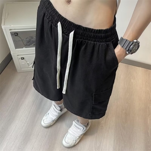 日系工装短裤男夏季休闲马裤宽松大裤衩中裤潮牌五分裤子WD61-P35图片