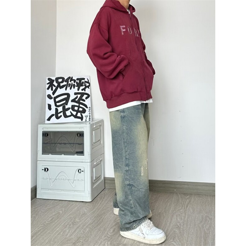 美式牛仔裤男款秋季长裤潮HB22P42,男装牛仔裤,星座1116-2