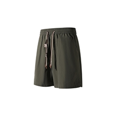 夏季侧开衩冰丝三分速干休闲短裤DK057立体锦纶(S-2XL)TP22，男装休闲裤，电商A088