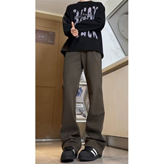 自拍图大胆上美式cleanfit休闲裤百搭直筒卫裤男长裤K3662-特P42，男装休闲裤，电商B295