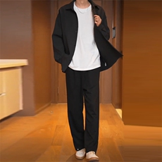 现货早春季新款条纹长袖上衣衬衫外套男女同款潮CS001-特P38，男装衬衫，电商A178