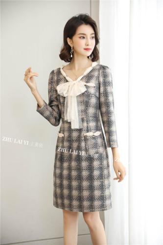【现货】秋季新款连衣裙,女装连衣裙,主莱依