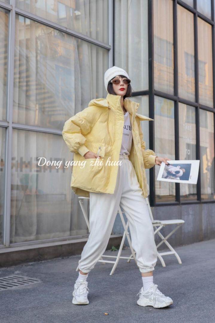 糖果色羽绒服，时尚减龄显瘦，女装羽绒服，东洋天堂之花