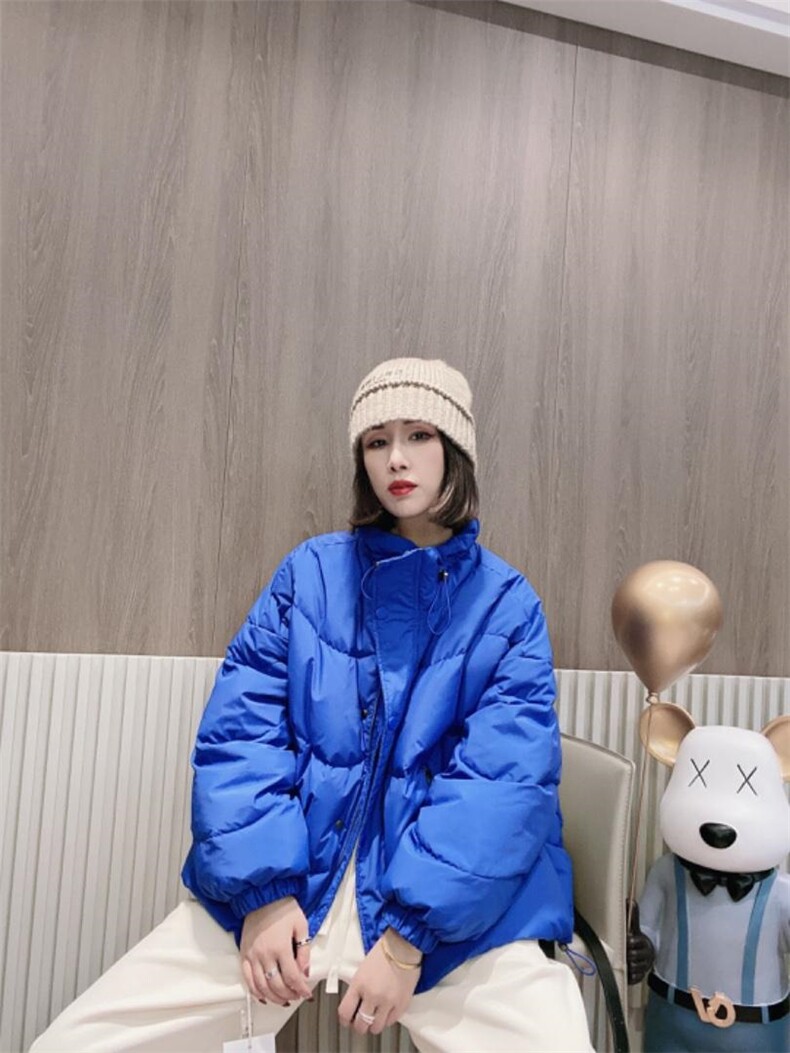 立领面包羽绒服外套ＭLXL，女装羽绒服，可纳奇