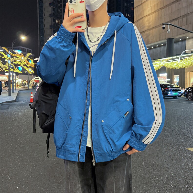现货8507-P70大码控118春季大码户外连帽夹克外套,男装夹克,星座209