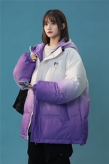 XZ-230-1MY52中性风轻奢百搭扎染渐变刺绣休闲连帽棉服P128控158，男装棉衣，星座230-1