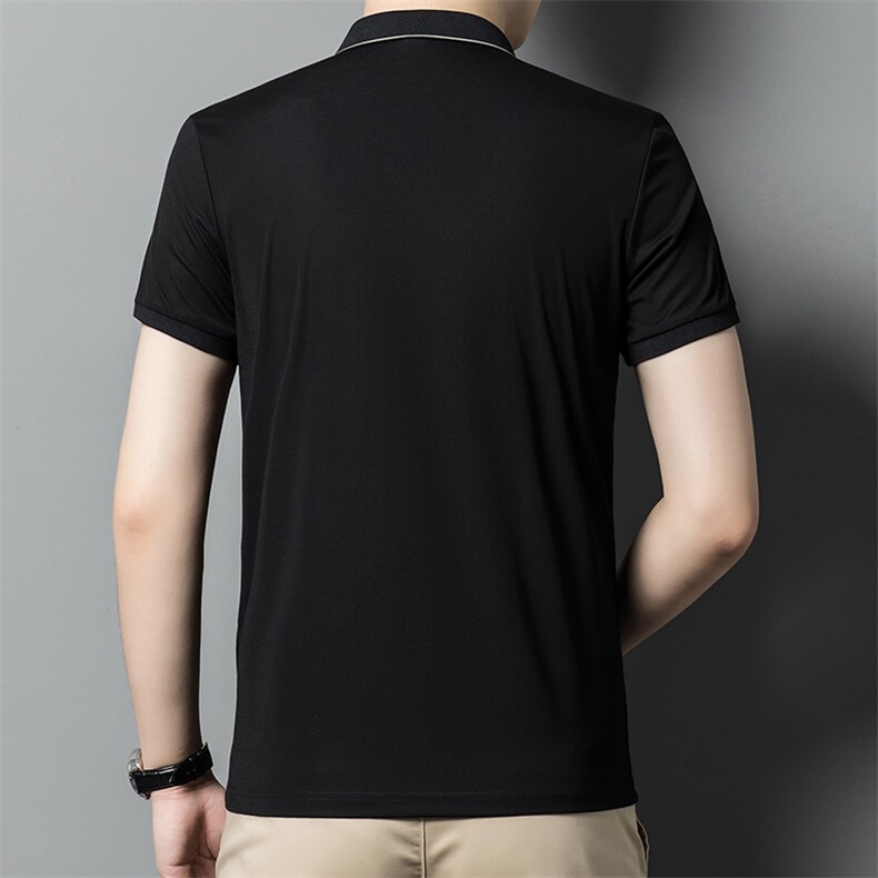 夏季短袖T恤男撞色上衣男士休闲免烫半袖POLO衫时尚体恤SW550-P63,男装Polo衫,星座1105-3