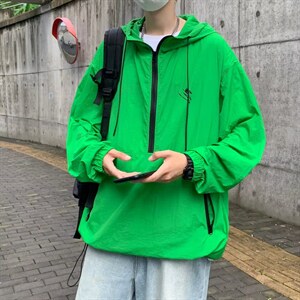 潮流夹克潮男休闲时尚外套防晒衣薄款HY83P34图片