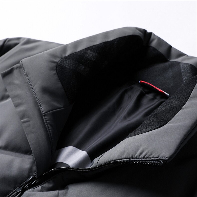 DF8238钱塘2020-2冬季厚款时尚休闲立领中年男士简约羽绒服P225,男装羽绒服,钱塘207-2