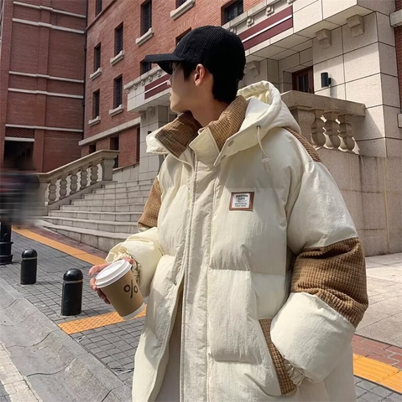 1506-1/M53101/P69潮牌冬季新款连帽棉服男防寒面包服情侣外套,男装棉衣,星座1506-1