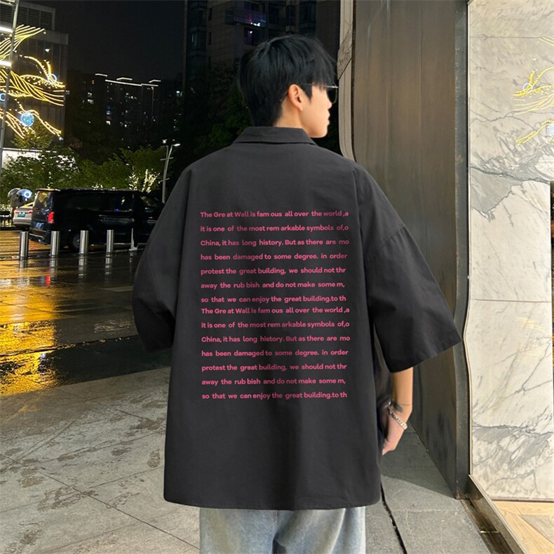 量大优供视频冰丝短袖衬衫男DXC526-特p25,男装衬衫,电商B371