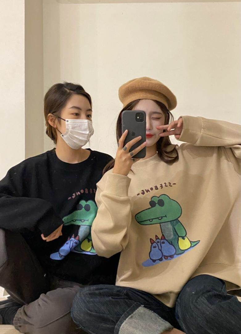 补单小鳄鱼卫衣，女装卫衣/绒衫，唇蔻