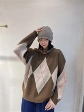 冬季新款休闲款毛衣，女装针织衫/毛衣，初唯