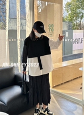 雷洛奇丽—2023春装拼接衬衫，女装衬衫，雷洛奇丽