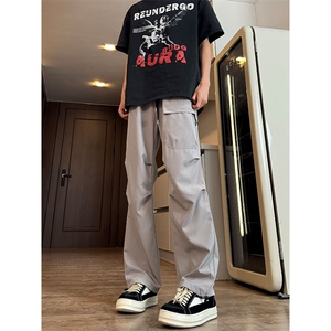 特批33 夏季薄款纯色户外高级感长裤聚酯纤维:96.4%氨纶:3.6%图片