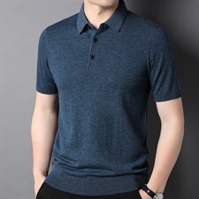 2023夏季新款男装短袖T恤男薄款纯色上衣中年男士休闲纯色体恤，男装T恤，电商B212（原钱塘6029）