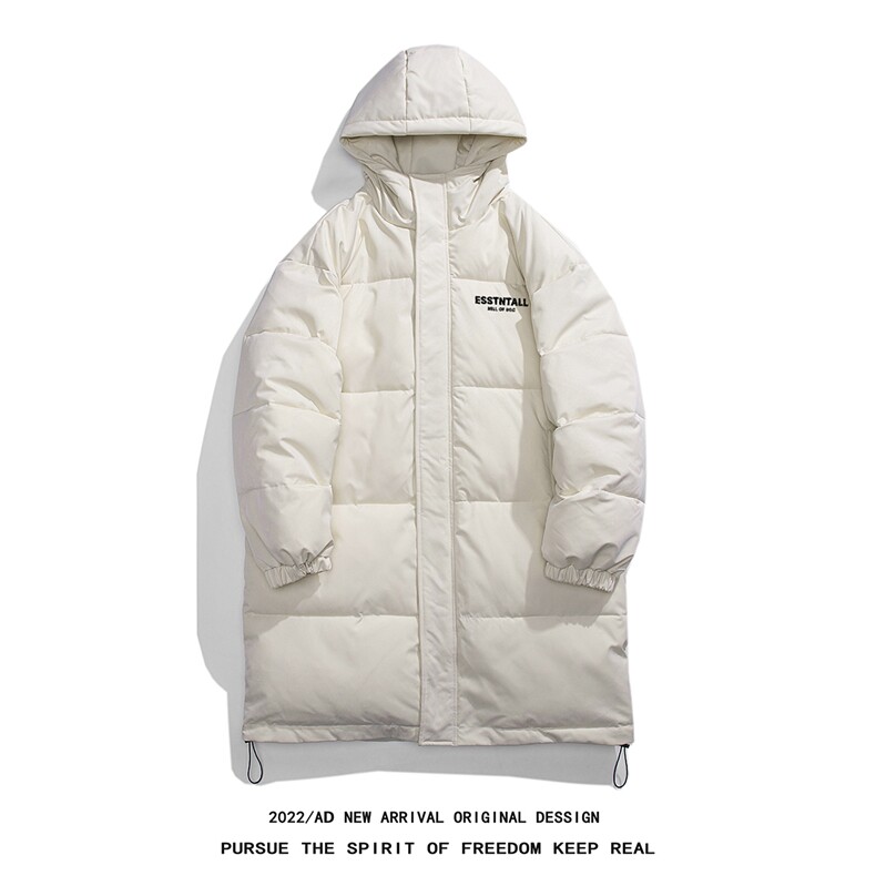 白鸭绒22冬季字母印花长款连帽羽绒服外套YR1502P245控298,男装羽绒服,电商A247-1