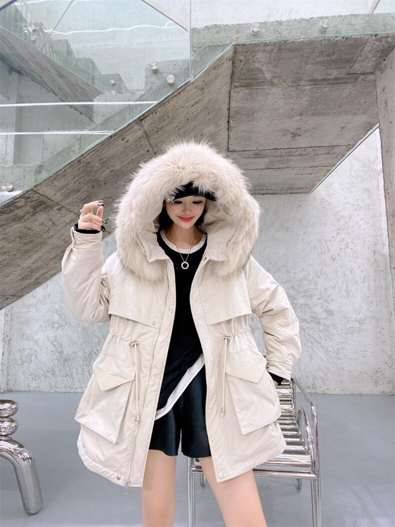 冬装新款派克羽绒服，女装羽绒服，叙号