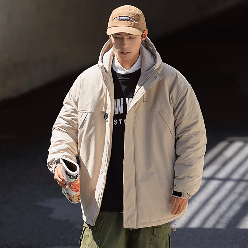 冬季新品保暖连帽棉衣休闲潮流青少年百搭棉服外套MY9083-P100,男装棉衣,电商A128