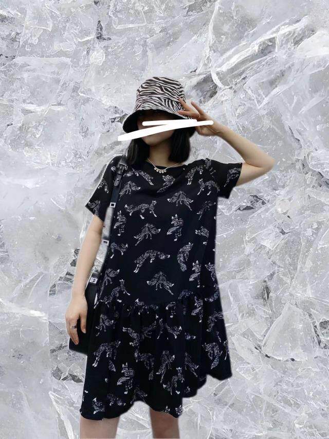 新款花色连衣裙，女装连衣裙，帝瀛 DY