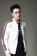 2021秋款新款小蜜蜂徽章刺绣正常尺码夹克衫55025-1，男装夹克，钱塘6007(原2006)
