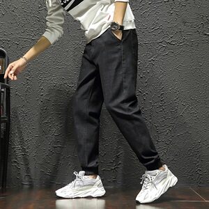 男日系大码束脚春秋弹力牛仔裤 28-42码 5032-1_5112P50图片