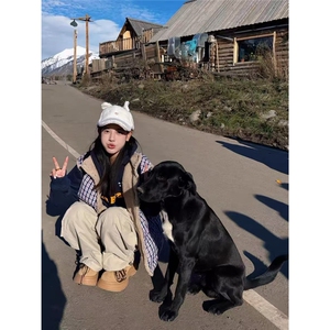 现货 美式宽松双面穿立领加厚马甲MJ01/特P65图片