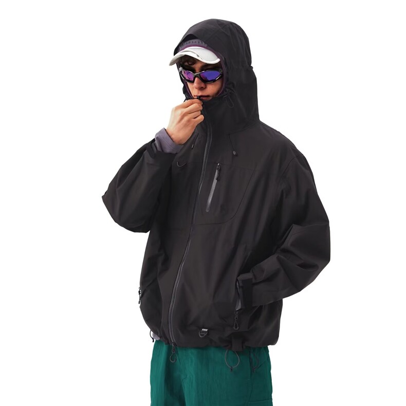 W10195-P53网图现货春秋冬新款防风防水登山服外套机能冲锋衣,男装夹克,星座1608
