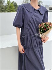 时尚韩版宽松连衣裙，胖瘦都能穿，女装连衣裙，衣宫主