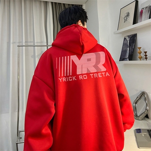 抖音得物供货 可提供视频 秋冬重磅美式宽松连帽卫衣DL1906图片