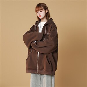 现货主推 2024秋冬季新款纯色卫衣男港风宽松416B-WY278-P65 限88图片
