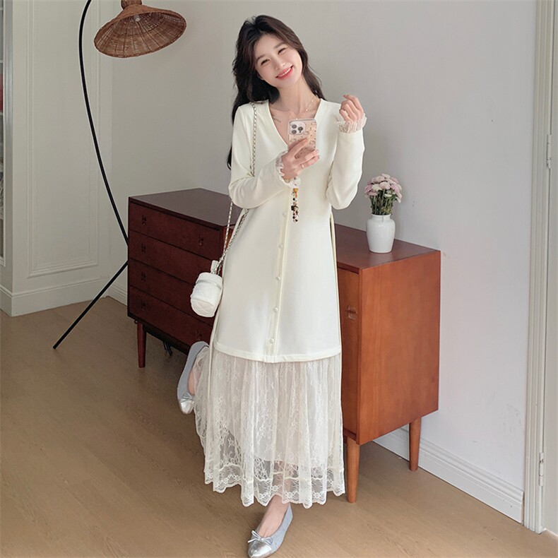 2025春季新款！超修身好看蕾丝连衣裙春季,女装连衣裙,1C151
